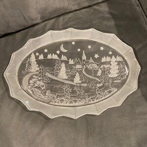 EUC Mikasa Silent Night Large Serving Platter
